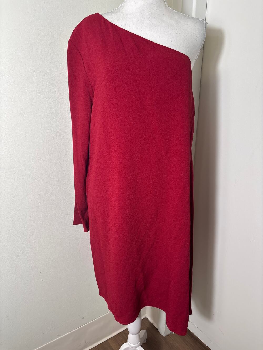 NWT Theory Crimson Red Rosina Crepe Dress Sz 12